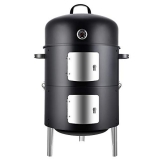 Realcook Vertical 20″ Steel Charcoal Smoker BBQ Grill Review