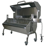 Titan Rotisserie Grill Roaster Spit w/ Glass Hood Review